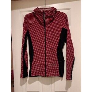 Lululemon Radiant Jacket Full Zip Size 6 High Collar Deep Dive Berry Black Pink
